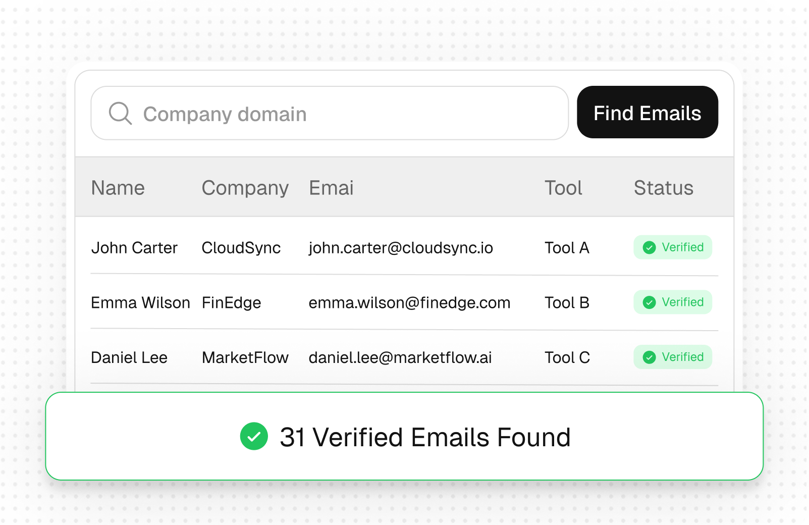 Bulk Email Finder