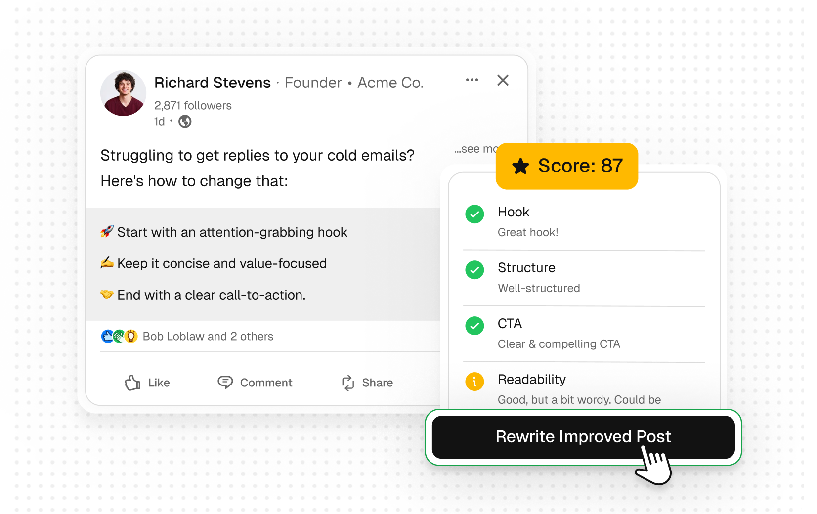 LinkedIn Post Inspector